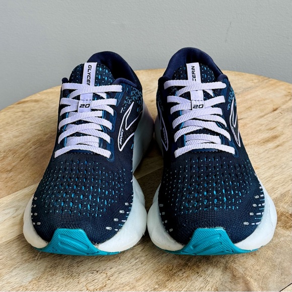 Brooks Glycerin 20 Women’s 8.5 Blue Running Walking athletic shoes - Picture 5 of 10